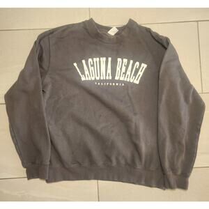 Laguna Beach California Crewneck Sweatshirt Size L